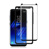 Скрийн протектор от закалено стъкло за 3D FULL SCREEN извит Full Glue напълно залепващ за Samsung Galaxy Note 9 N960F с черен кант